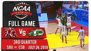 NCAA 94 MB: SBU vs. CSB | Full Game | 3rd Quarter | July 24, 2018