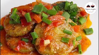 КАБАЧКИ тушеные с овощами и зеленью Stewed zucchini