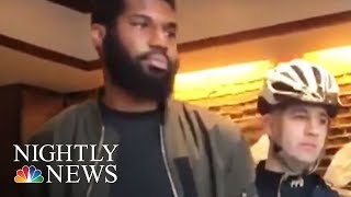 Outrage After Two Black Men Arrested At Philadelphia Starbucks | NBC Nightly News