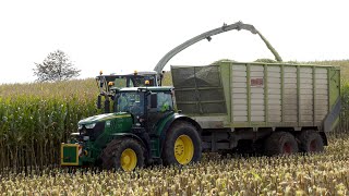 Maishäckseln 2019 #05 | Claas Jaguar 860 | Valtra | Steyr 6140 | LU Andresen