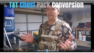 Convert the Condor T & T Pouch to a chest pack