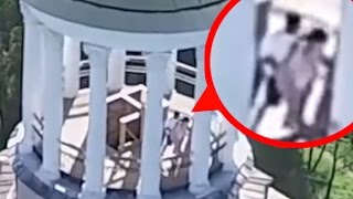 ДРОН ЗАСНЯЛ СЕКС ПАРОЧКИ НА КОЛОКОЛЬНЕ МОНАСТЫРЯ