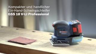Bosch Schwingschleifer GSS 18 V-LI Professional
