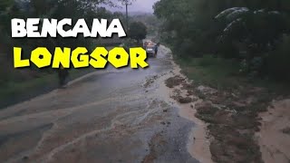 bencana longsor....lalu lintas jalur utama cipasung subang terhambat dan berbahaya...?