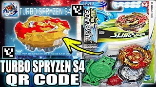 TURBO SPRYZEN S4 QR CODE + ALL SPRYZENS BEYBLADE BURST TURBO APP QR CODES
