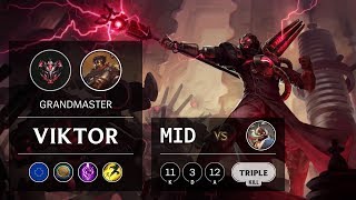 Viktor Mid vs Corki - EUW Grandmaster Patch 9.12
