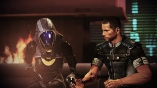 Mass Effect 3 Citadel DLC - Good romance time with Tali ( Tali singing )