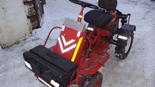 НОВЫЙ САМОДЕЛЬНЫЙ МИНИ ТРАКТОР 2017