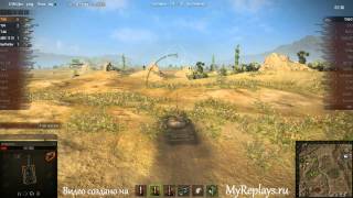 WOT: Степи - Т-54 - 7 фрагов -