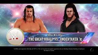 WWE 2K20 Undertaker VS. The Great Khali | WWE 2K20 Hell In A Cell Match | WWE 2K20 PS4 Gameplay