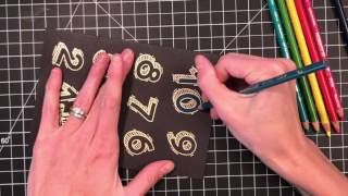 [Technique Tuesday] Colored Pencils on Black Cardstock by Channin