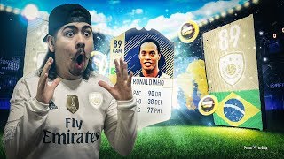 I PACKED RONALDINHO!! 8 GUARANTEED ICON PACKS!! FIFA 18
