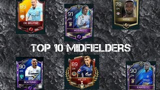 TOP 10 MIDFIELDERS OF FIFA MOBILE 18 !! OVERPOWERED AND AMAZING MIDFIELDERS !! PART -1 !!