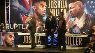 LIVE: Anthony Joshua to defend world titles against Jarrell Miller in NY: first press conference