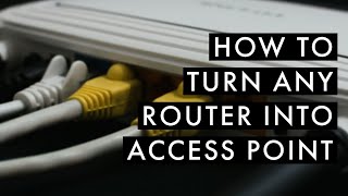 How to Turn Any Router Into A WiFi Extender | Access Point