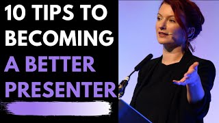 Presenting & Public Speaking Tips - How to improve skills & confidence