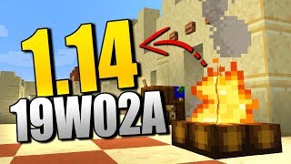? NUEVA SNAPSHOT 19W02A ? MINECRAFT 1.14 ? ¡HAY HOGUERAS!