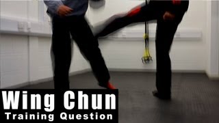 Wing Chun training - wing chun how to use the kick Q74