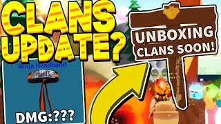 CLANS UPDATE SOON AND BEST MYTHICAL HAT IN UNBOXING SIMULATOR?! Roblox