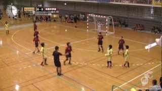 2012 沖縄県 中学総体 女子ハンドボール競技 決勝戦 Women's U15