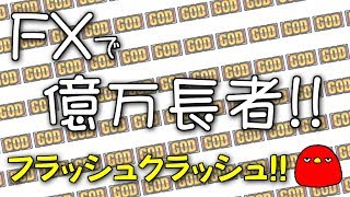 【FX】フラッシュクラッシュで…？毎日まっとん第981回【FXで億万長者】