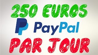GAGNEZ 250€ PAYPAL PAR JOUR GRATUITEMENT ET FACILEMENT EN 2019 + PREUVES !!!