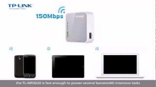 TP-Link Portable 3G/3.75G Wireless N Router (TL-MR3020)