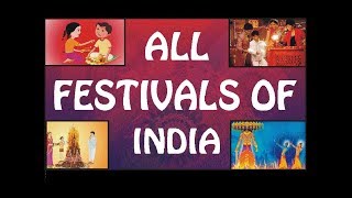 ALL FESTIVALS NAME OF INDIA| KIDS VIDEOS| FESTIVALS NAME IN HINDI AND ENGLISH|