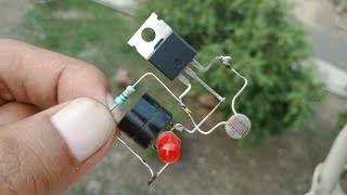 AMAZING DIY IDEA WITH IRF740 MOSFET, LDR AND LAZER.