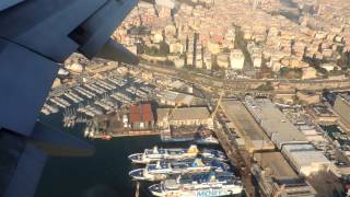 Landing in Genoa