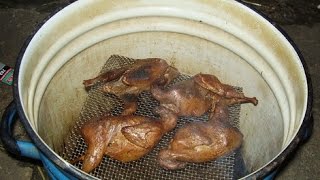 Самодельная коптильня для мяса, видео. Сделана своими руками из металла