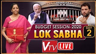 LIVE LOK SABHA LIVE : Parliament Union Budget 2020 | Nirmala Sitharaman | PM Modi | Rahul Gandhi