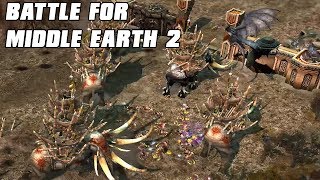 Massive Mumakil Army - Battle for Middle Earth 2 Multiplayer 6 Player Free For All