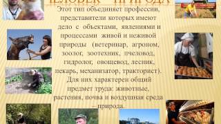 Презентация классного часа: "Такие разные профессии"