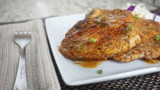 EASY Lemon Pepper Pork Chops Recipe