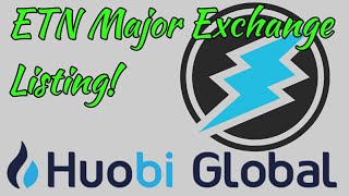 Electroneum Major Exchange Listing! Huobi Global! Price Reacts Well!