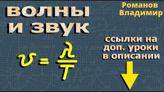 ВОЛНЫ и ЗВУК физика 9 класс Перышкин
