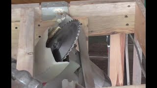 Простой и доступный способ механизировать наклон пильного диска.