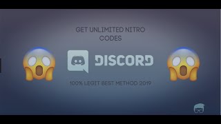 ? How to Generate Free Discord Nitro Codes! Working 2020 (BEST METHOD)