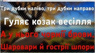 Гуляє Козак Весiлля караоке с аккордами