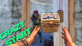 CRAZIEST START for a Brand New Rust Player...