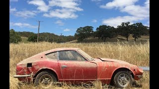 Datsun 240z restoration time lapse.