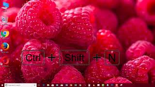 How to create a New Folder By Keyboard Shortcut Keys