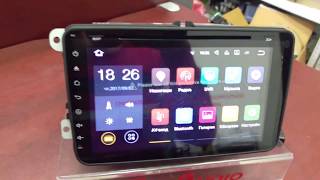FLYAUDIO FR-W904BS - ШТАТНАЯ МАГНИТОЛА ДЛЯ VOLKSWAGEN и SKODA НА ANDROID 7.1