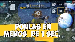 COMO PONER PAREDES GLOO RAPIDO EN PVP // FREE FIRE