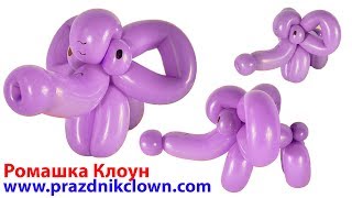 СЛОНИК слон ИЗ ШАРИКОВ своими руками Balloon Elephant DIY TUTORIAL