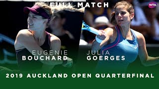 Eugenie Bouchard vs. Julia Goerges | Full Match | 2019 Auckland Open Quarterfinal