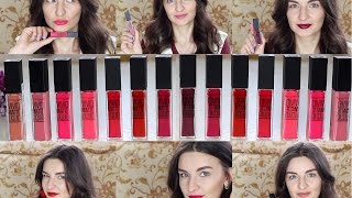 МАТОВЫЕ ПОМАДЫ Maybelline Vivid Matte Liquid Свотчи на губах 8 оттенков