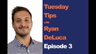 #TuesdayTips with Ryan DeLuca - Ep. 3: LinkedIn At a Glance