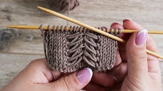 Отделочный узор спицами | Border knitting pattern